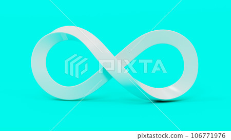 莫比烏斯帶淺藍色 106771976