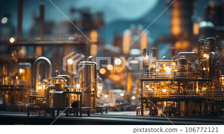 小鎮的夜晚，有一座微型工廠 106772121