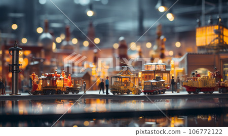 小鎮的夜晚，有一座微型工廠 106772122