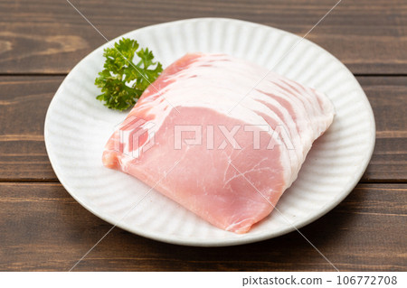 raw ham loin slices raw ham loin slices 106772708