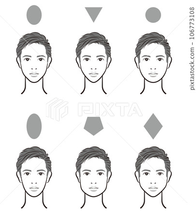 Illustration of male face balance 106773108