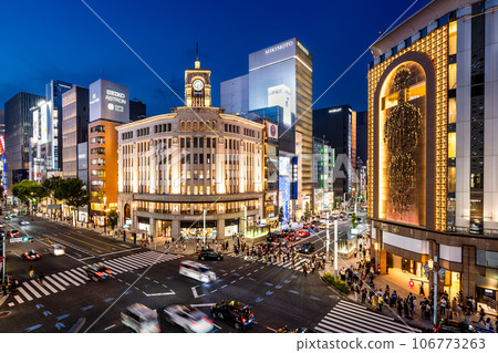 銀座夜景 106773263
