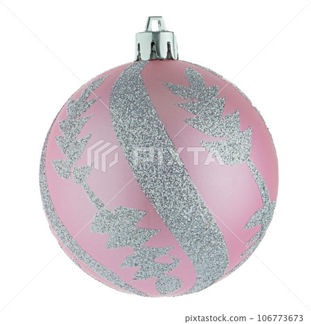 Pink christmas ball Pink christmas ball 106773673