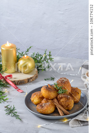 Traditional portuguese Christmas sweets Sonhos Traditional portuguese Christmas sweets Sonhos 106774152