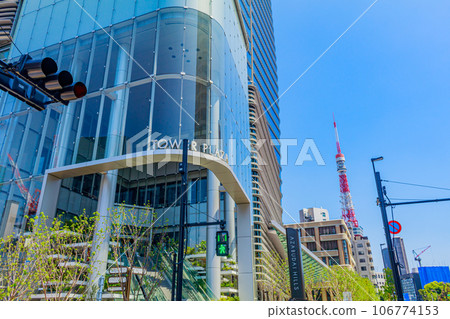 [東京的都市景觀] 麻布台丘陵周邊的都市景觀 106774153