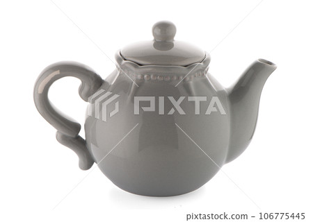 Grey tea pot Grey tea pot 106775445