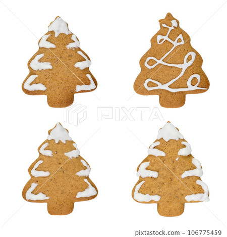 Gingerbread Christmas tree cookie Gingerbread Christmas tree cookie 106775459