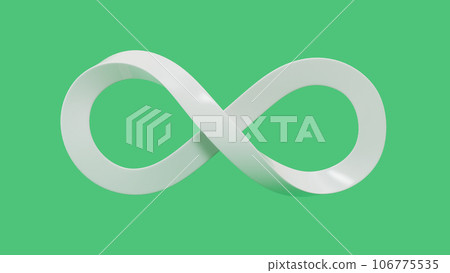 Möbius strip green Möbius strip green 106775535
