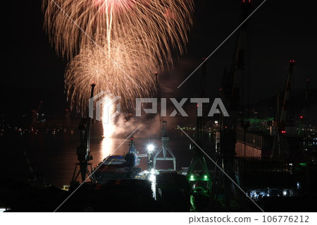 Submarines and fireworks Kure Maritime Fireworks Festival Submarines and fireworks Kure Maritime Fireworks Festival 106776212