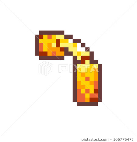 Pixel Art Cheese Stick. Retro 8 bit Style Fast Food Classic Fried Stick of Cheese Illustration. Ideal for Sticker, Retro Decorative Element, Game Asset, Emoji, Patch or Cute Geek Avatar.	 Pixel Art Cheese Stick. Retro 8 bit Style Fast Food Classic Fried Stick of Cheese Illustration. Ideal for Sticker, Retro Decorative Element, Game Asset, Emoji, Patch or Cute Geek Avatar.	 106776475