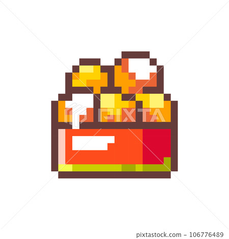 Pixel Art Fried Cheese Balls. Retro 8 bit Style Fast Food Cheese Snacks Illustration. Ideal for Sticker, Retro Decorative Element, Game Asset, Emoji, Patch or Cute Geek Avatar.	 Pixel Art Fried Cheese Balls. Retro 8 bit Style Fast Food Cheese Snacks Illustration. Ideal for Sticker, Retro Decorative Element, Game Asset, Emoji, Patch or Cute Geek Avatar.	 106776489