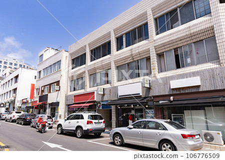 Back street near Seogwipo Olle Market, Jeju Island, South Korea 106776509