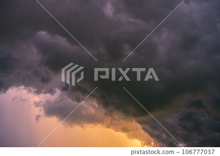 Dramatic rainy sky Dramatic rainy sky 106777037