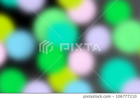 帶有模糊圓點圖案的複古流行霓虹色材質 106777210