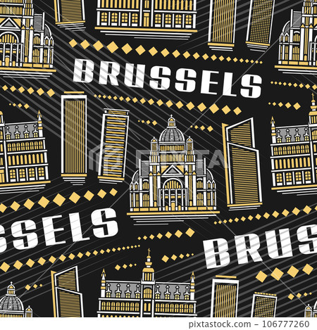 Vector Brussels Seamless Pattern Vector Brussels Seamless Pattern 106777260