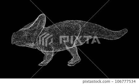 3D Rendering Dinosaur Gigantosaurus on White Stock Illustration