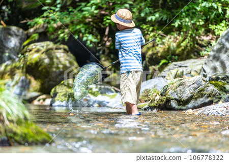 Stroll along a rural river Stroll along a rural river 106778322