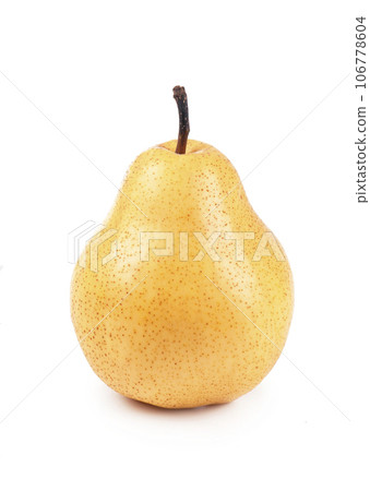 Fresh ripe pears isolated on white background Fresh ripe pears isolated on white background 106778604