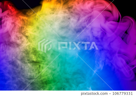 Smoke background material in rainbow colors (AI generated material) Smoke background material in rainbow colors (AI generated material) 106779331