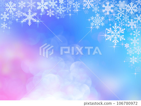 snowflake background illustration 106780972