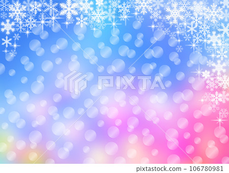 snowflake background illustration 106780981