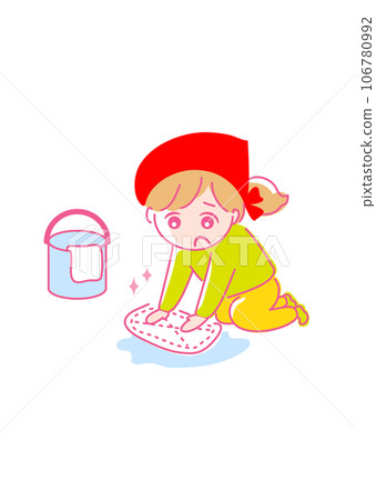 圖庫插圖: 春季大掃除圖標 圖庫插圖: 春季大掃除圖標 106780992