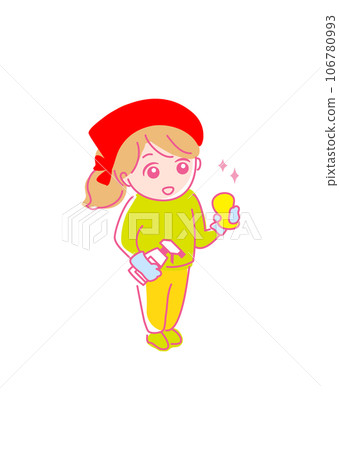 Stock Illustration: Spring cleaning icon Stock Illustration: Spring cleaning icon 106780993