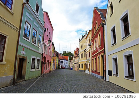 Cityscape of Ceske Budejovice, Czech Republic 106781086