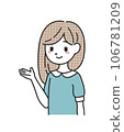 A woman giving a tour 106781209