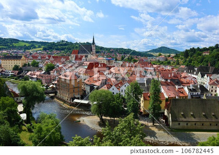 View of Cesky Krumlov, Czech Republic View of Cesky Krumlov, Czech Republic 106782445