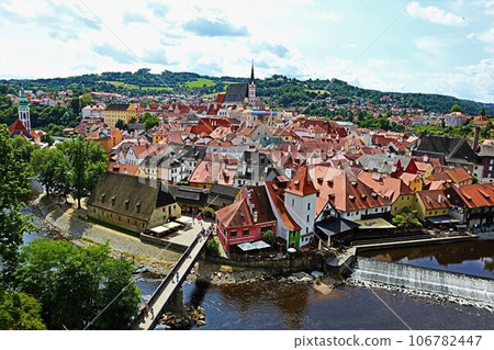 View of Cesky Krumlov, Czech Republic 106782447