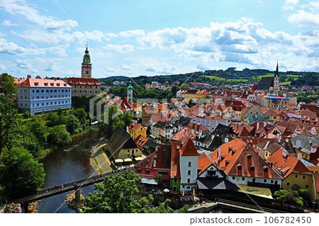 View of Cesky Krumlov, Czech Republic View of Cesky Krumlov, Czech Republic 106782450