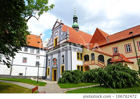 Czech Republic, Cesky Krumlov, Monastery 106782472