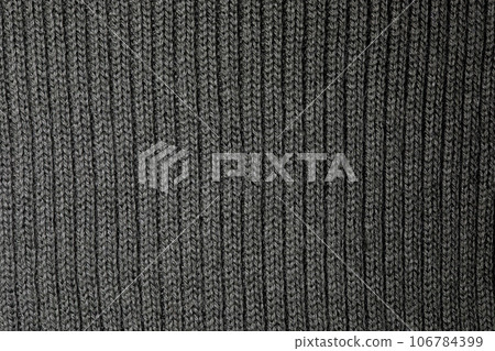 Closeup View of Knitted Sweater for Background 106784399