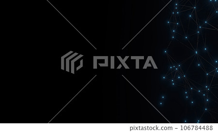 Abstract geometric background. Plexus mesh backdrop. Abstract geometric background. Plexus mesh backdrop. 106784488