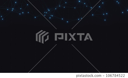 Abstract geometric background. Plexus mesh backdrop. 106784522