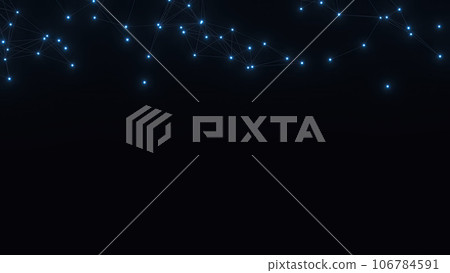 Abstract geometric background. Plexus mesh backdrop. 106784591