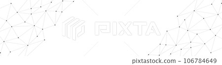Abstract geometric background. Plexus mesh backdrop. Vector 106784649