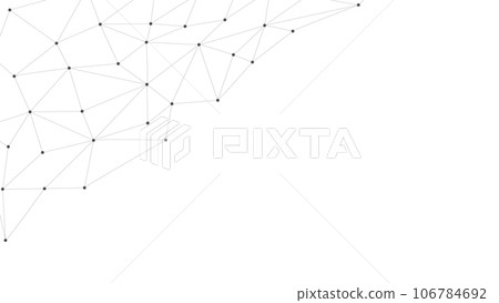 Abstract geometric background. Plexus mesh backdrop. Vector Abstract geometric background. Plexus mesh backdrop. Vector 106784692