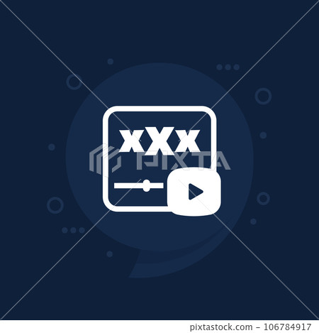 xxx video icon for web 106784917