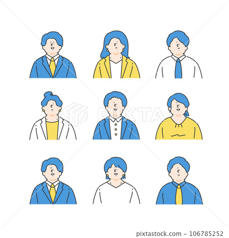 商務人士插圖集 商務人士插圖集 106785252