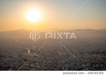 Aerial cityscape view of Athens capital of Greece 106785308