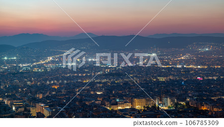 Athens capital of Greece aerial cityscape panoramic view 106785309
