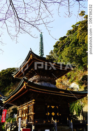 Bando 33 Kannon, 33rd Yuganji Temple, Nako Kannon, Tahoto Pagoda 106786282