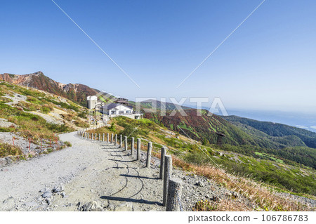 那須山（茶臼岳） 那須纜車山頂站周邊的風景[栃木縣那須鹽原市] 106786783