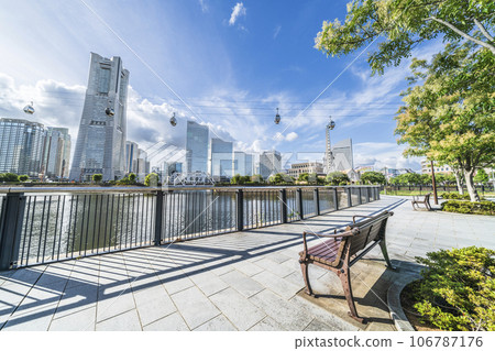 橫濱港未來北中通北第二公園風景[神奈川縣/橫濱市] 106787176