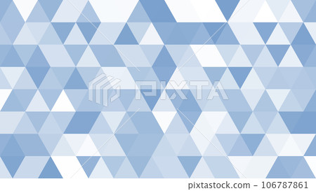 16:9 背景/藍色細微差別顏色多邊形設計 106787861