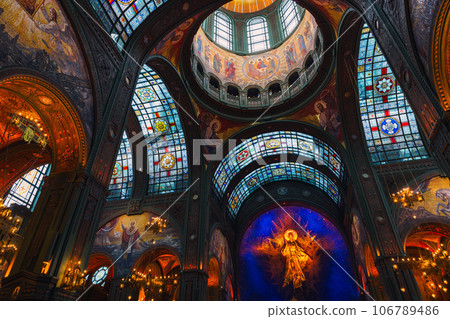 Interior of The Main Cathedral of the Russian Armed Forces Interior of The Main Cathedral of the Russian Armed Forces 106789486