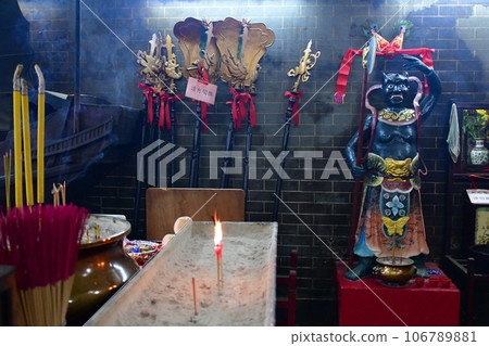 Hong Kong, Ben Zau Island, where the original Hong Kong remains, and Tin Hau Temple, the guardian of the sea Hong Kong, Ben Zau Island, where the original Hong Kong remains, and Tin Hau Temple, the guardian of the sea 106789881
