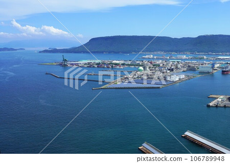 從高松市象徵塔眺望屋島 106789948
